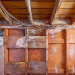 Dry rot bathroom wall water damage repair company in Alabama